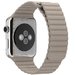 Curea iUni compatibila cu Apple Watch 1/2/3/4/5/6/7, 38mm, Leather Loop, Piele, Kaki