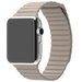 Curea iUni compatibila cu Apple Watch 1/2/3/4/5/6/7, 38mm, Leather Loop, Piele, Kaki